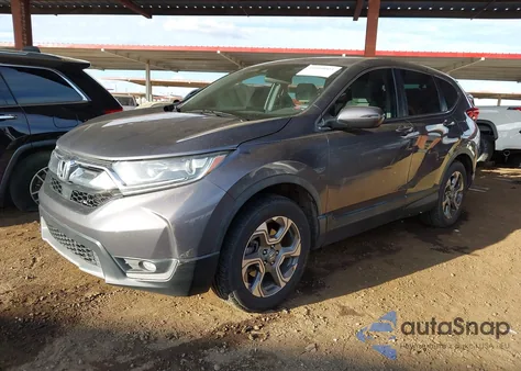 2018 Honda Cr-V Ex из США, поврежденный, VIN 5J6RW2H57JA000245